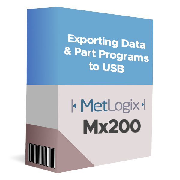 MetLogix Mx200 - Exporting Data and Part Programs To USB